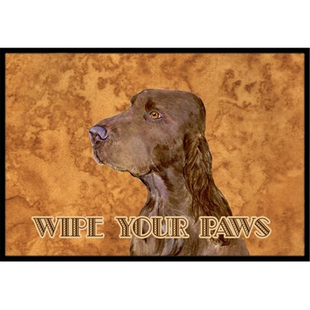 Carolines Treasures 24 x 36 In. Field Spaniel Wipe Your Paws Indoor Or Outdoor Mat SS4879JMAT